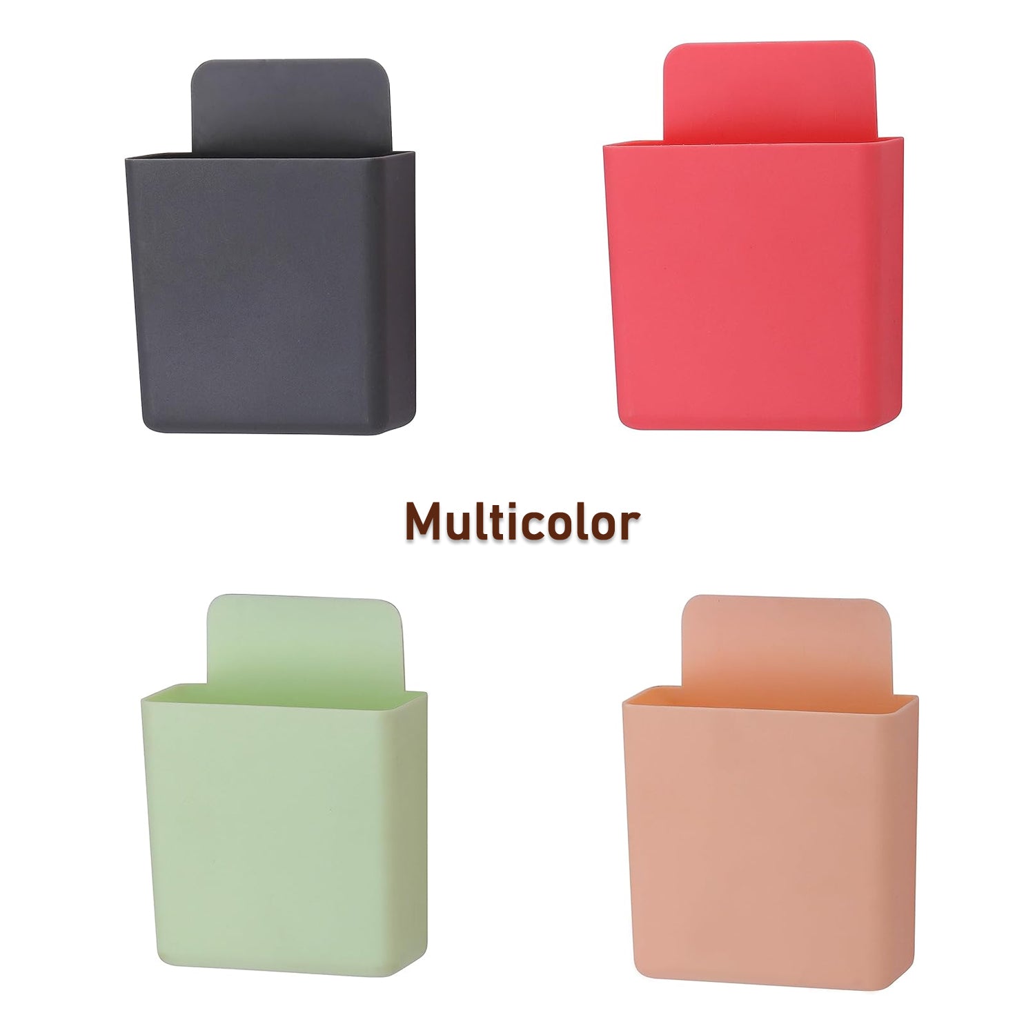 Wall holder for keeping remote controls and phones organized Wall holder for keeping remote controls and phones organized